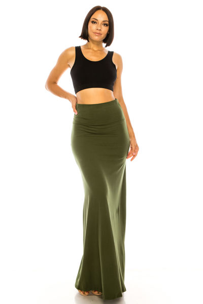 Picture of Long Maxi Skirt Dress - SOLID / ONE SIZE