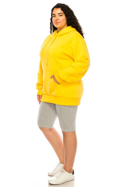 Picture of Curvy Oversized Hoodie Pullover - Medium Weight Fleece
