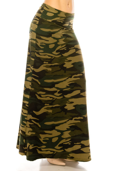 Picture of Long Maxi Skirt Dress - PRINT / PLUS SIZE